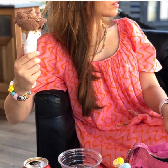 Zara * Maxi Print Dress Pink Flowy Boho - Picture 7 of 11